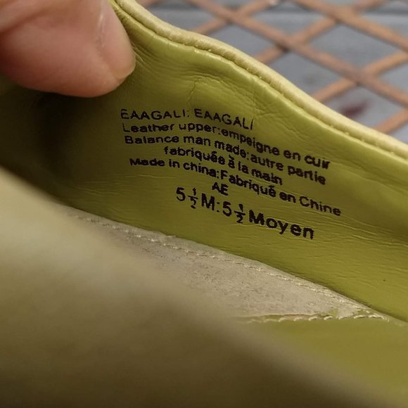 vintage 90s ballet style leather mule - Picture 7 of 9